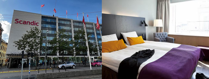 Hotel by the central station in Gothenburg